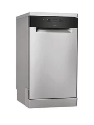 Image of Whirlpool WSFE2B19XUKN Slimline Freestanding Dishwasher