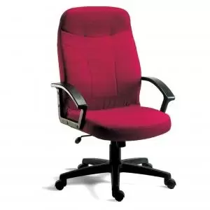 Image of Teknik Office Mayfair Burgundy Fabric Executive Office Chair Durable