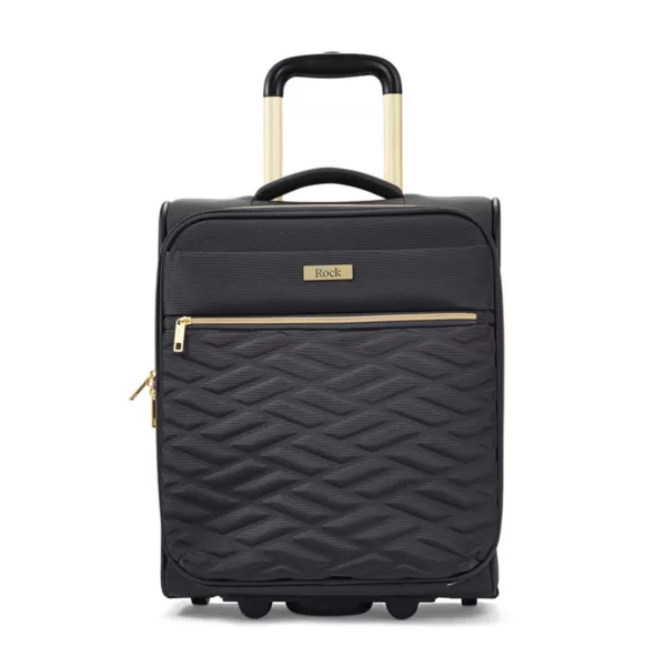 Image of Rock Luggage Sloane ZW88201 Underseat Black Suitcase