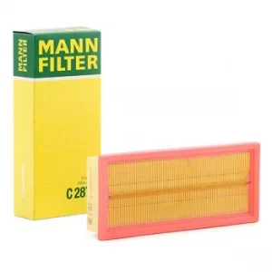 Image of MANN-FILTER Air Filter FIAT,LANCIA C 2872 55183269,71765454 Engine Filter