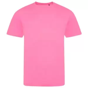 Image of AWDis Unisex Adults Electric Tri-Blend T-Shirt (M) (Electric Pink)