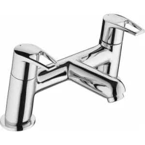 Image of Smile Bath Filler Tap Pillar Mounted - Chrome - Bristan