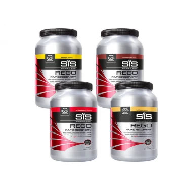 Image of Science In Sport REGO Rapid Recovery Drink Powder 1.6kg Tub - 1.6kg - Tub - Strawberry