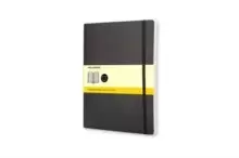 Image of Moleskine Soft Extra Large Squared Notebook Black
