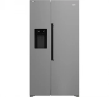 Image of Beko HarvestFresh ASP34B32VPS 535L American Style Fridge Freezer