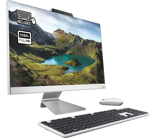 Image of ASUS A3402 23.8" All-in-One PC - Intel Core i5, 1TB SSD, White 4711387198858