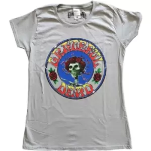 Image of Grateful Dead - Bertha Circle Vintage Wash Ladies XX-Large T-Shirt - Grey