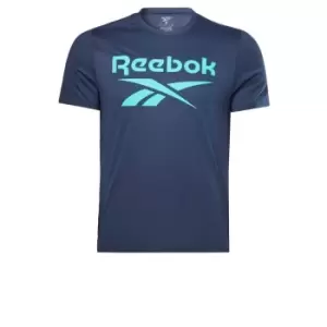 Image of Reebok Workout Ready Graphic T-Shirt Mens - Blue