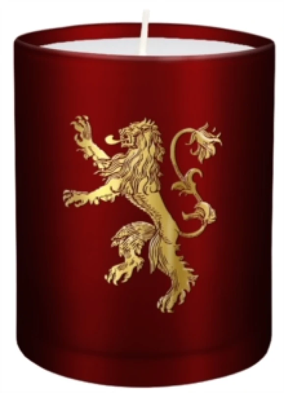 Image of Game of Thrones: House Lannister Large Glass Candle Other printed item