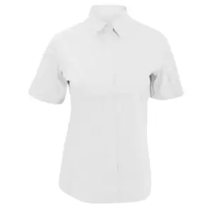 Image of Kustom Kit Ladies City Short Sleeve Business Shirt (8 UK) (White)