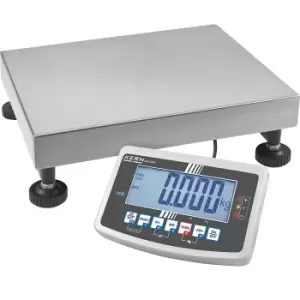 Image of KERN Industrial scales, dual range scales, can be calibrated, weighing range up to 150 kg, read-out accuracy 20 / 50 g, weighing plate 500 x 400 mm