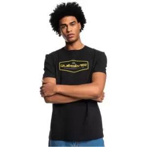 Image of Quiksilver Logo T Shirt Mens - Black