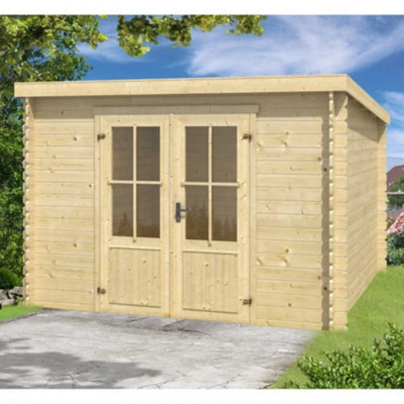 Image of Lasita Maja Lasita Osland Atlanta - 2.3M X 2.92M - Pent Roof Log Cabin Summer House