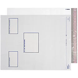 Image of Blake White Polythene Mailing Bag Peel and Seel 450x525mm Pack 100