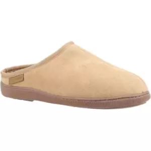 Image of Hush Puppies Mens Ashton Memory Foam Suede Slip On Slippers UK Size 10 (EU 44.5)