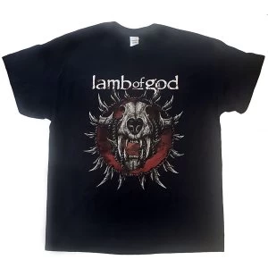 Image of Lamb Of God - Radial Unisex Medium T-Shirt - Black