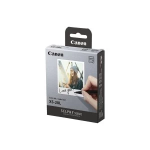 Image of Canon XS-20L 2.7" x 2.7" Square Photo Paper for QX10 Printer - 20 Shots