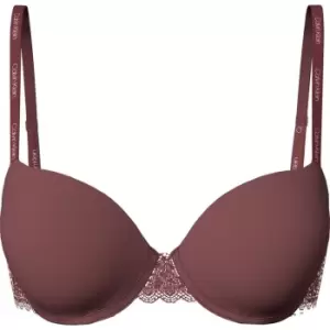 Image of Calvin Klein Calvin Flirty Balcony Bra - Red