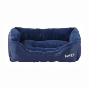 Image of Bunty Deluxe Small Soft Dog Bed - Blue