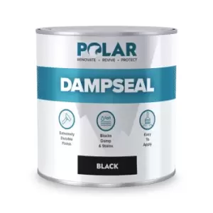 Image of Polar Damp Seal - Black Anti Damp Paint 500ml