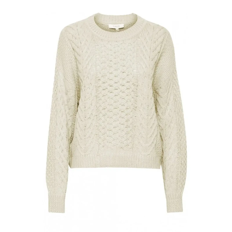 Image of b.Young Womens sweater b.young Byotinka Blanc Female M