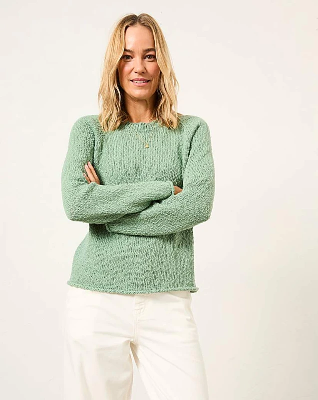 Image of FatFace FatFace Sophia Jumper Green - FatFace - Size: 10 Green Female 10 ZD14101