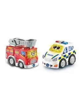 Image of VTech Toot-Toot Drivers New 2 pack Police Car, Fire truck, One Colour