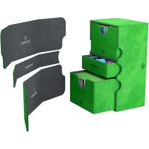 Image of Gamegenic Stronghold 200 Card Convertible Deck Box - Green