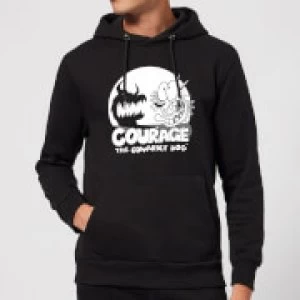 Image of Courage The Cowardly Dog Spotlight Hoodie - Black - XL