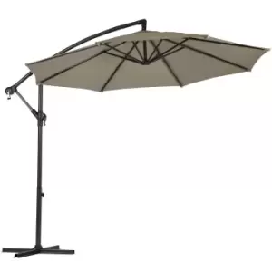 Image of Garden Gear Cantilever Parasol with Cover - Grey
