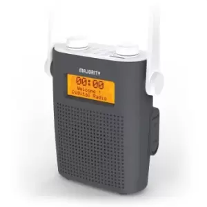 Image of Majority Eversden Grey Waterproof Ipx Portable Dab Radio