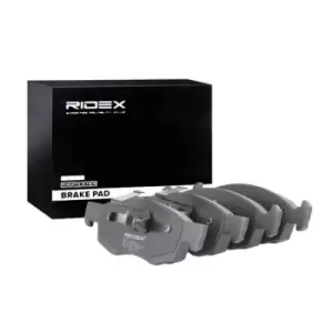 Image of RIDEX Brake pad set 402B0391 Brake pads,Brake pad set, disc brake RENAULT,DACIA,LOGAN I Kombi (KS_),LOGAN I (LS_),Logan Express (US_),SANDERO