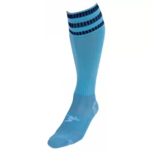 Image of PT 3 Stripe Pro Football Socks Boys Sky/Navy