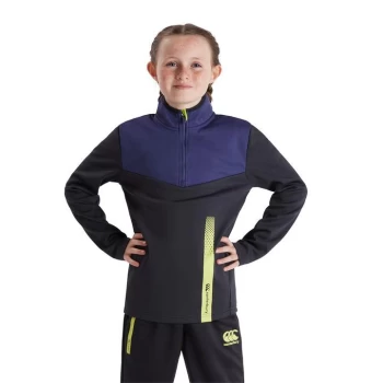 Image of Canterbury quarter ZIP POLY FLEECE - Blue