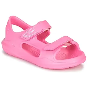 Image of Crocs SWIFTWATER EXPEDITION SANDAL K Girls Childrens Sandals in Pink - Sizes 11 kid,13 kid,1 kid,3 kid,8 toddler,7 toddler,9 toddler,10 kid,12 kid,6 t