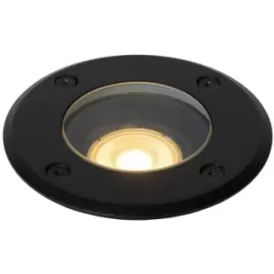 Image of Lucide BILTIN - Recess Deck Lighting Outdoor - Ø10,8cm - 1xGU10 - IP67 - Black