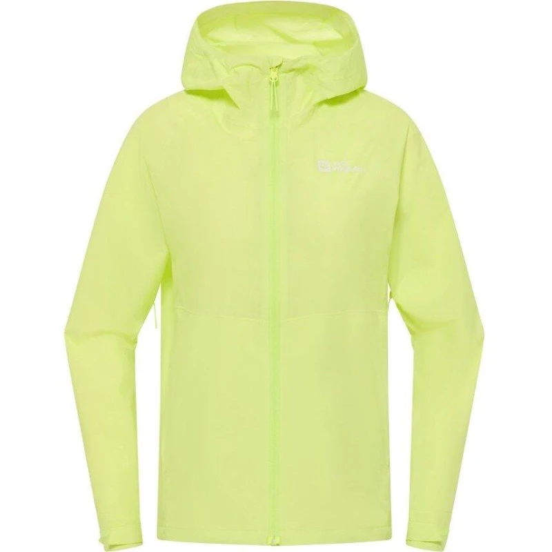 Image of Jack Wolfskin Womens JW Prelight Lightweight Waterproof Jacket Cool Matcha female 10 (S)
