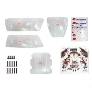 Image of Carisma Gt10Dt Clear Body Set