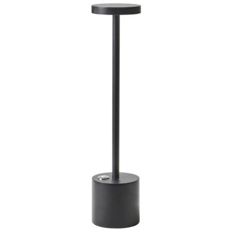 Image of Beliani Wireless LED Table Lamp Lizandro With Dimmer Metal Black