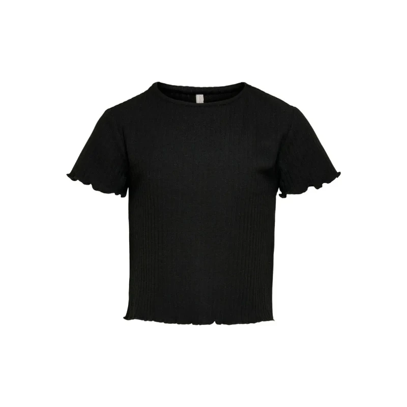 Image of KIDS ONLY Short Sleeve T-Shirt Black Baby 7/8Y (120 to 126CM);9/10Y (132 to 138CM);11/12Y (144 to 150CM);13/14Y (153 to 156CM)
