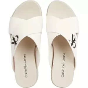 Image of Calvin Klein Jeans Flatform Crissx Lth - White