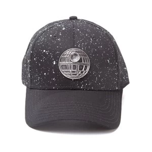 Image of Star Wars - Metal Death Star Unisex X-LargeAdjustable Cap - Black