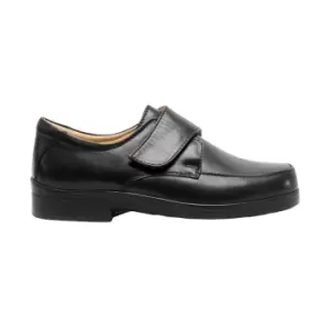 Image of Roamers Mens Extra Wide Fitting Touch Fastening Casual Shoes (8 UK) (Black)