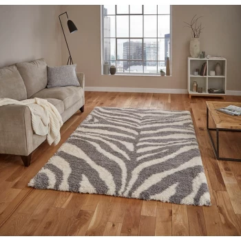 Image of Portofino M289 Ivory Grey 120cm x 170cm Rectangle - Grey and Ivory