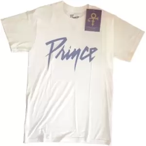 Image of Prince - Logo Unisex X-Large T-Shirt - White