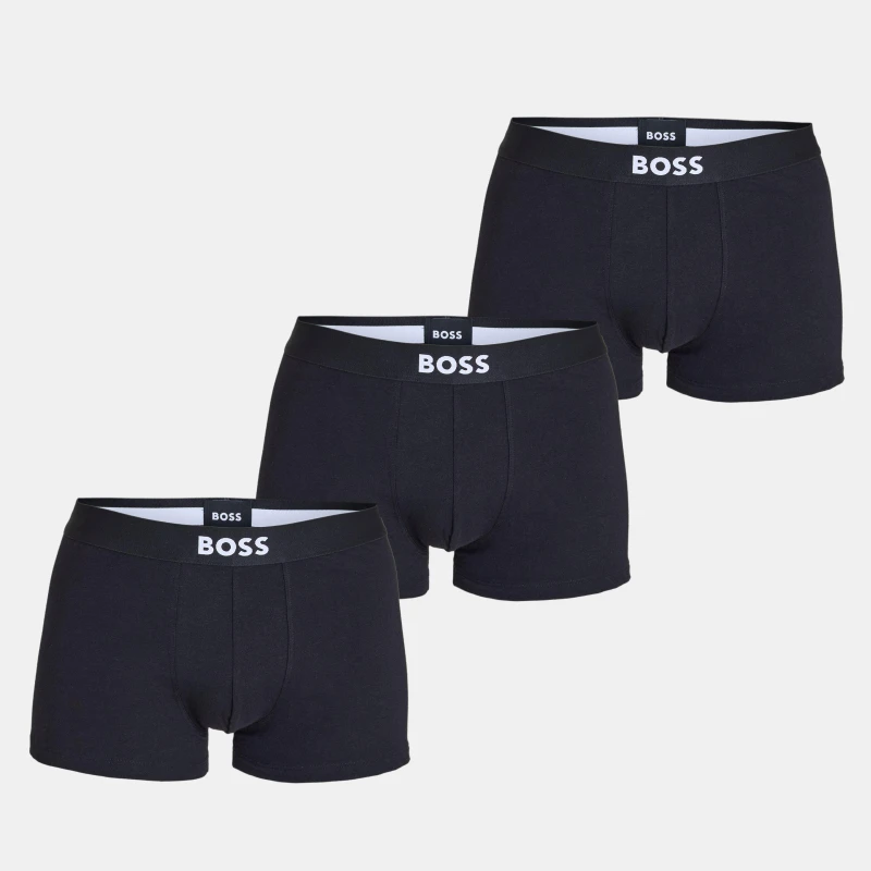 Image of Boss Mens One Trunks Print/Blk/Blk male Small