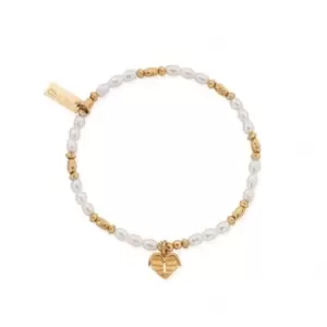Image of Pearl Heart Of Love Bracelet GBRP1018