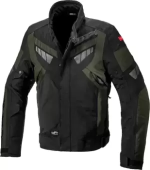 Image of Spidi H2Out Freerider Motorcycle Textile Jackets, black-green, Size S, black-green, Size S