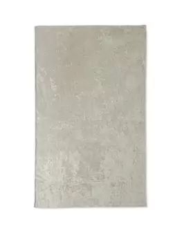 Image of Catherine Lansfield Crushed Velvet Tablecloth In Natural