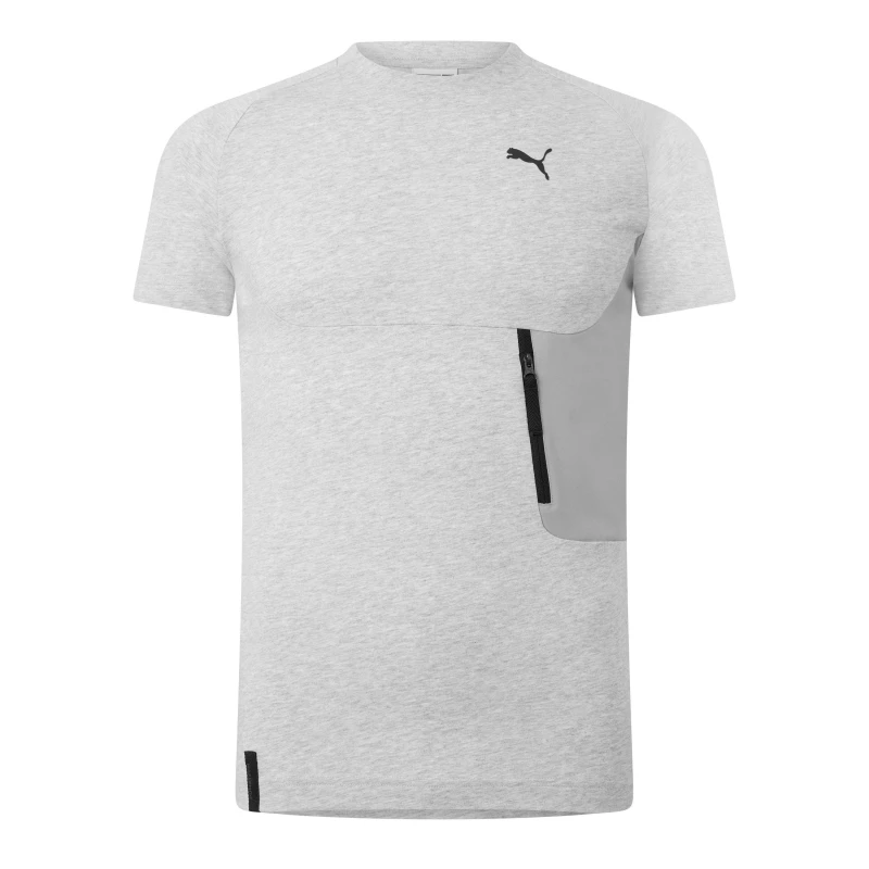 Image of Puma Pocket Tee - Grey Grey XS